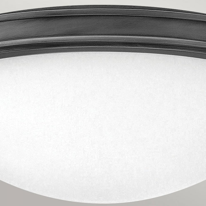 Hinkley Lighting HK-COLLIER-F-M-BX Collier 3 Light Medium Flush Black Oxide