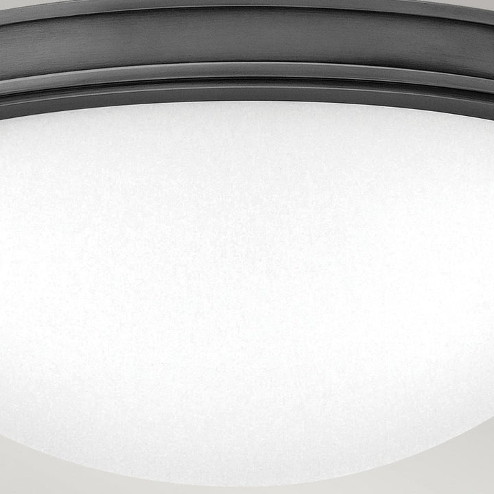Hinkley Lighting HK-COLLIER-F-S-BX Collier 2 Light Small Flush Black Oxide