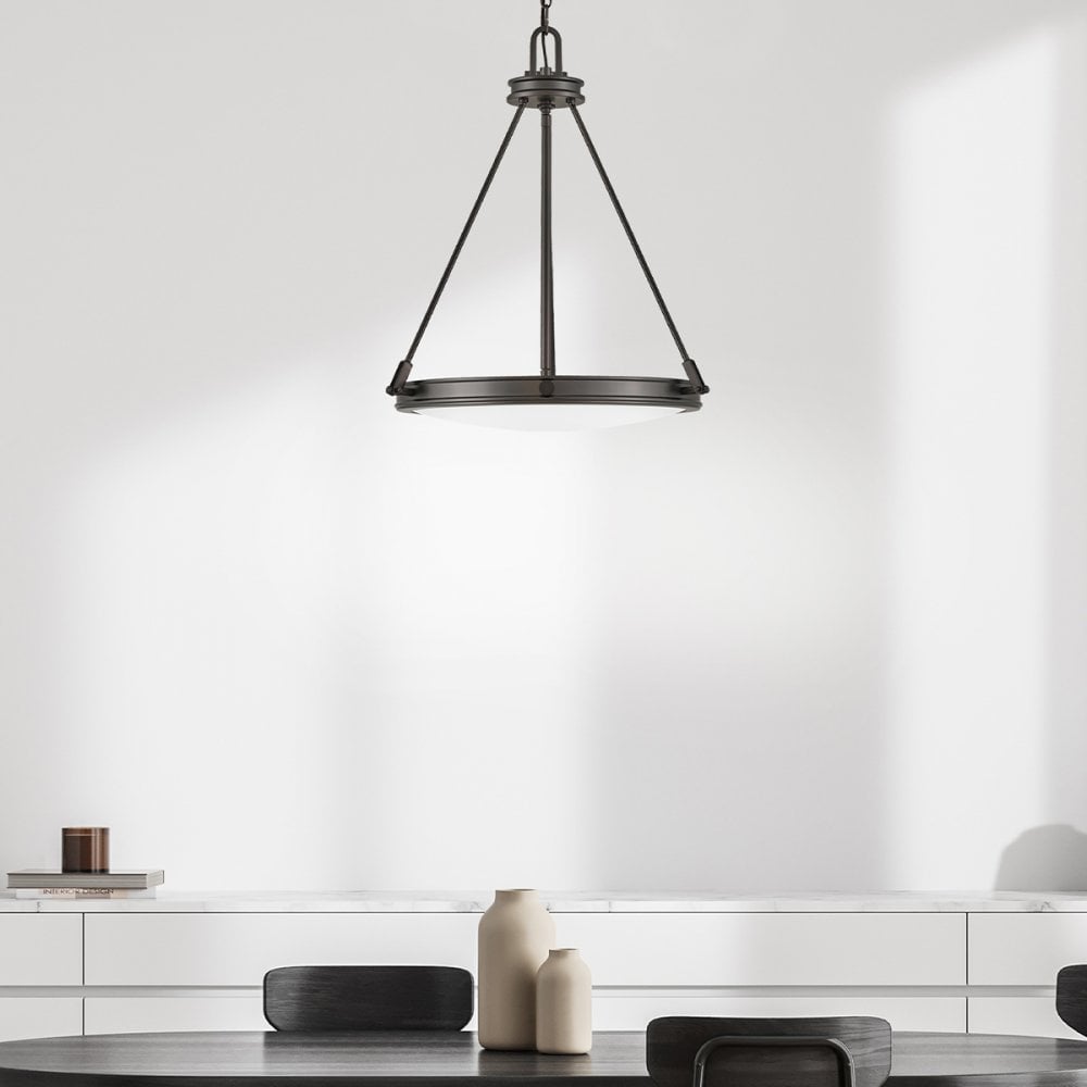Hinkley Lighting HK-COLLIER-P-BX Collier 4 Light Pendant Black Oxide