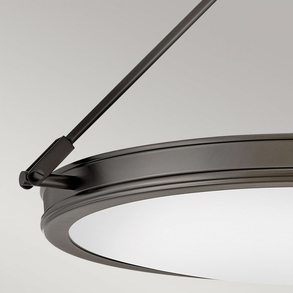 Hinkley Lighting HK-COLLIER-SF-M-BX Collier 4 Light Medium Semi-Flush Black Oxide