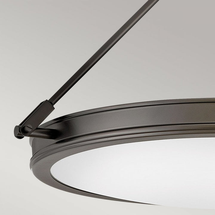 Hinkley Lighting HK-COLLIER-SF-M-BX Collier 4 Light Medium Semi-Flush Black Oxide