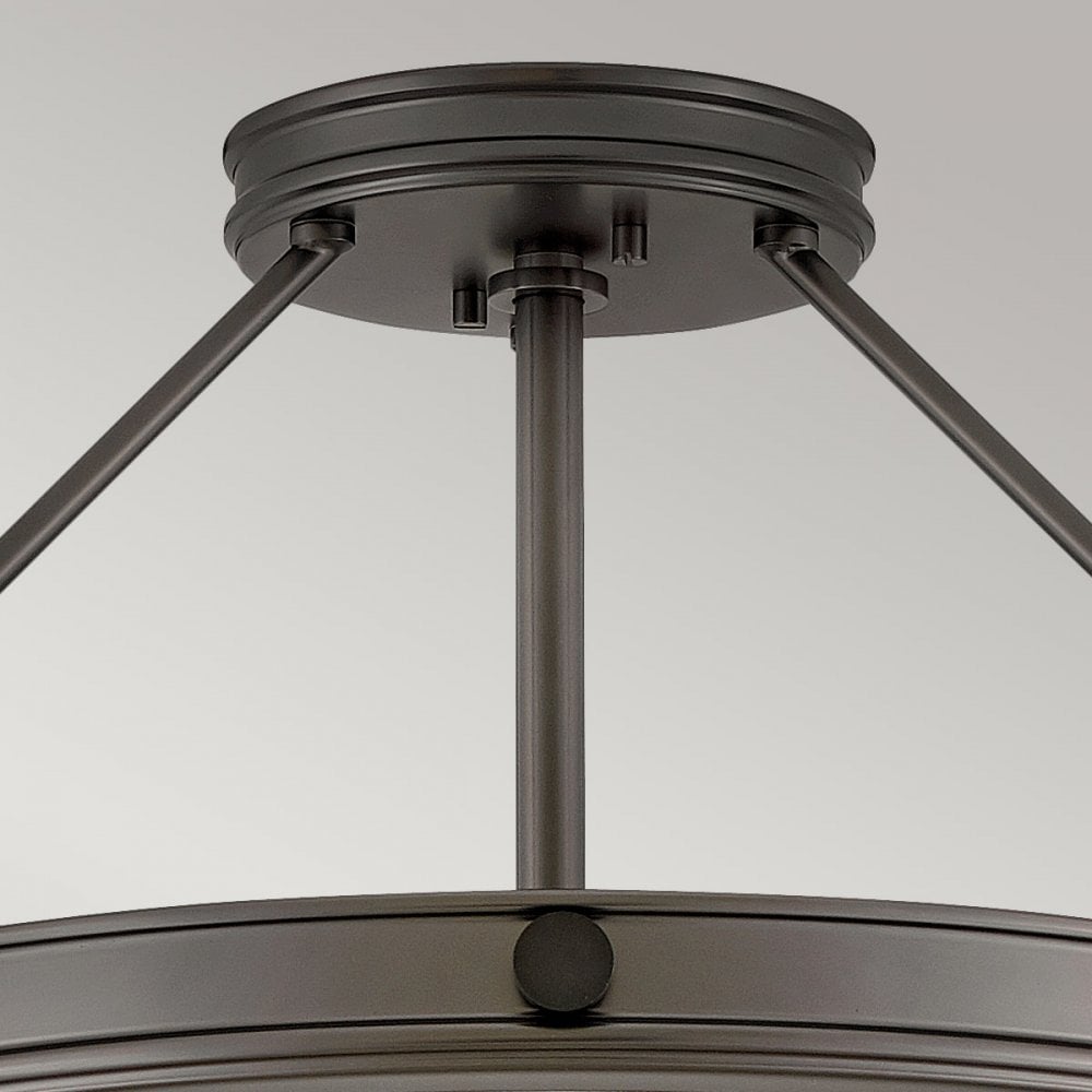 Hinkley Lighting HK-COLLIER-SF-M-BX Collier 4 Light Medium Semi-Flush Black Oxide