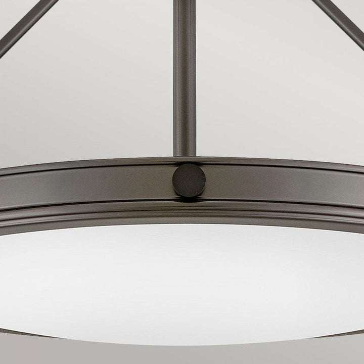 Hinkley Lighting HK-COLLIER-SF-M-BX Collier 4 Light Medium Semi-Flush Black Oxide