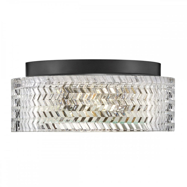 Hinkley Lighting HK-ELLE-F-S-BK Elle 2 Light Flush Black
