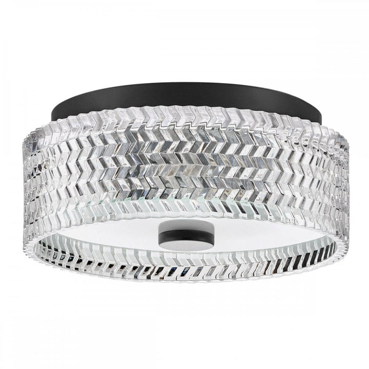 Hinkley Lighting HK-ELLE-F-S-BK Elle 2 Light Flush Black