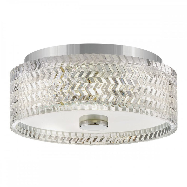 Hinkley Lighting HK-ELLE-F-S-CM Elle 2 Light Flush Chrome