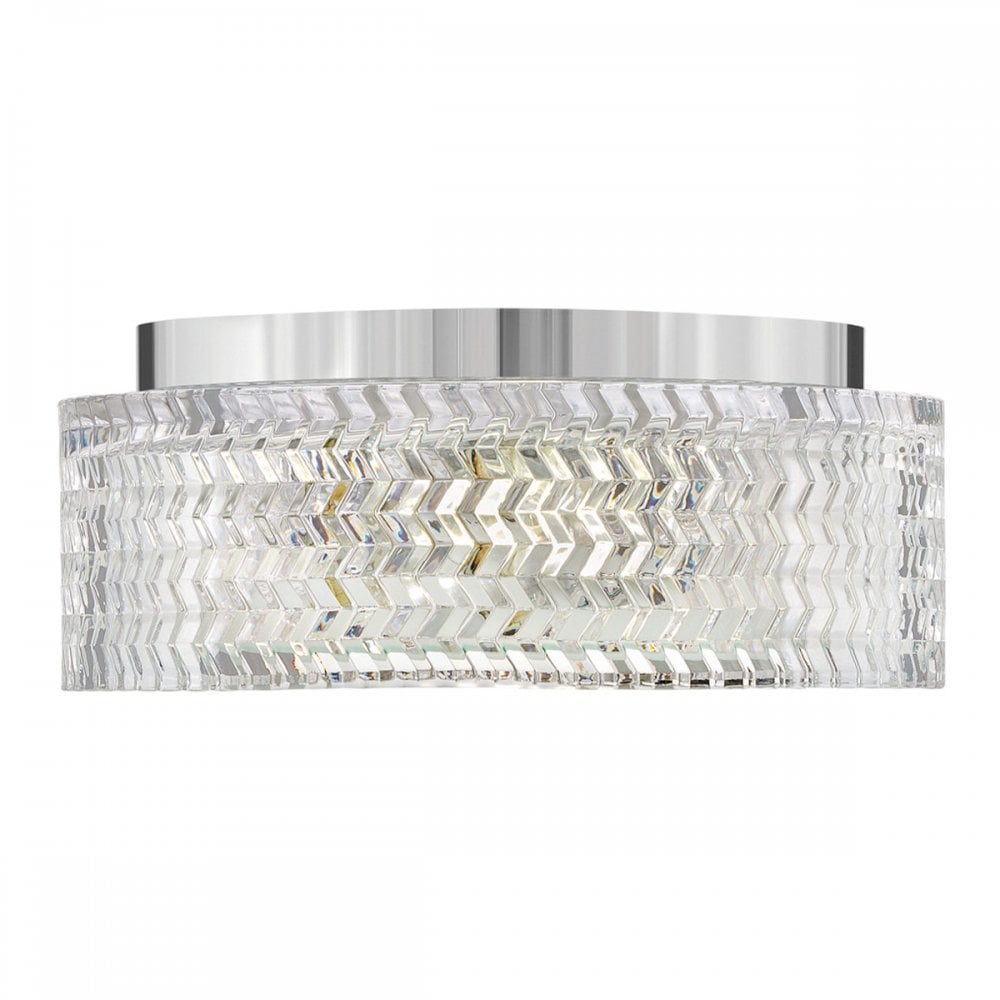 Hinkley Lighting HK-ELLE-F-S-CM Elle 2 Light Flush Chrome