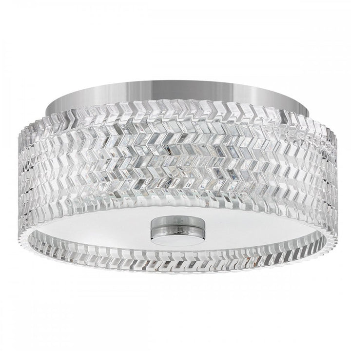 Hinkley Lighting HK-ELLE-F-S-CM Elle 2 Light Flush Chrome