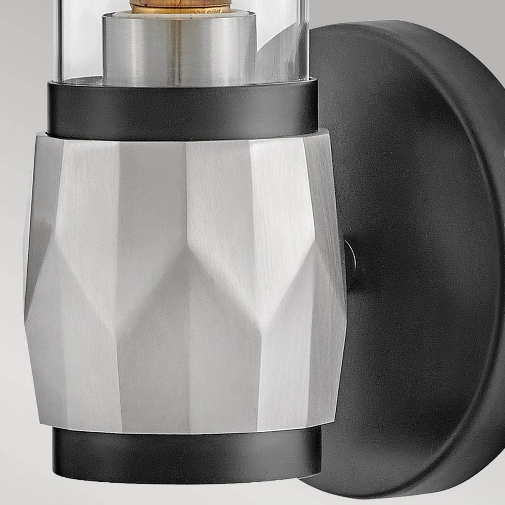 Hinkley Lighting HK-ELLISON1-BK-BN Ellison 1 Light Bathroom Wall Light Black with Brushed Nickel