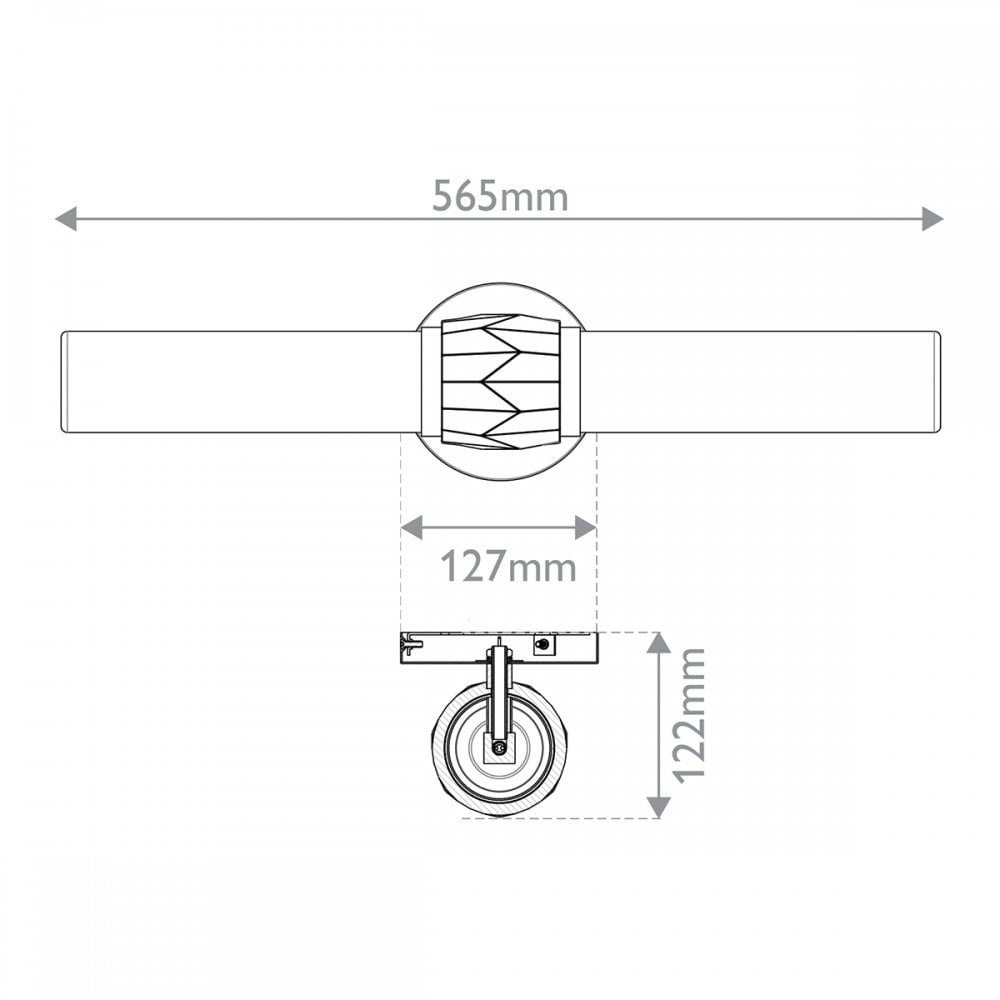 Hinkley Lighting HK-ELLISON2-BK-BN Ellison 2 Light Bathroom Wall Light Black with Brushed Nickel