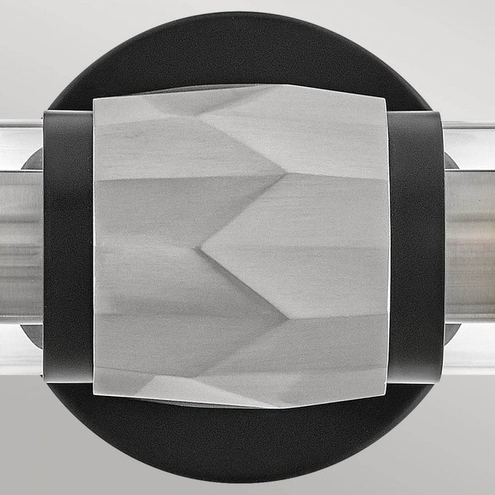 Hinkley Lighting HK-ELLISON2-BK-BN Ellison 2 Light Bathroom Wall Light Black with Brushed Nickel