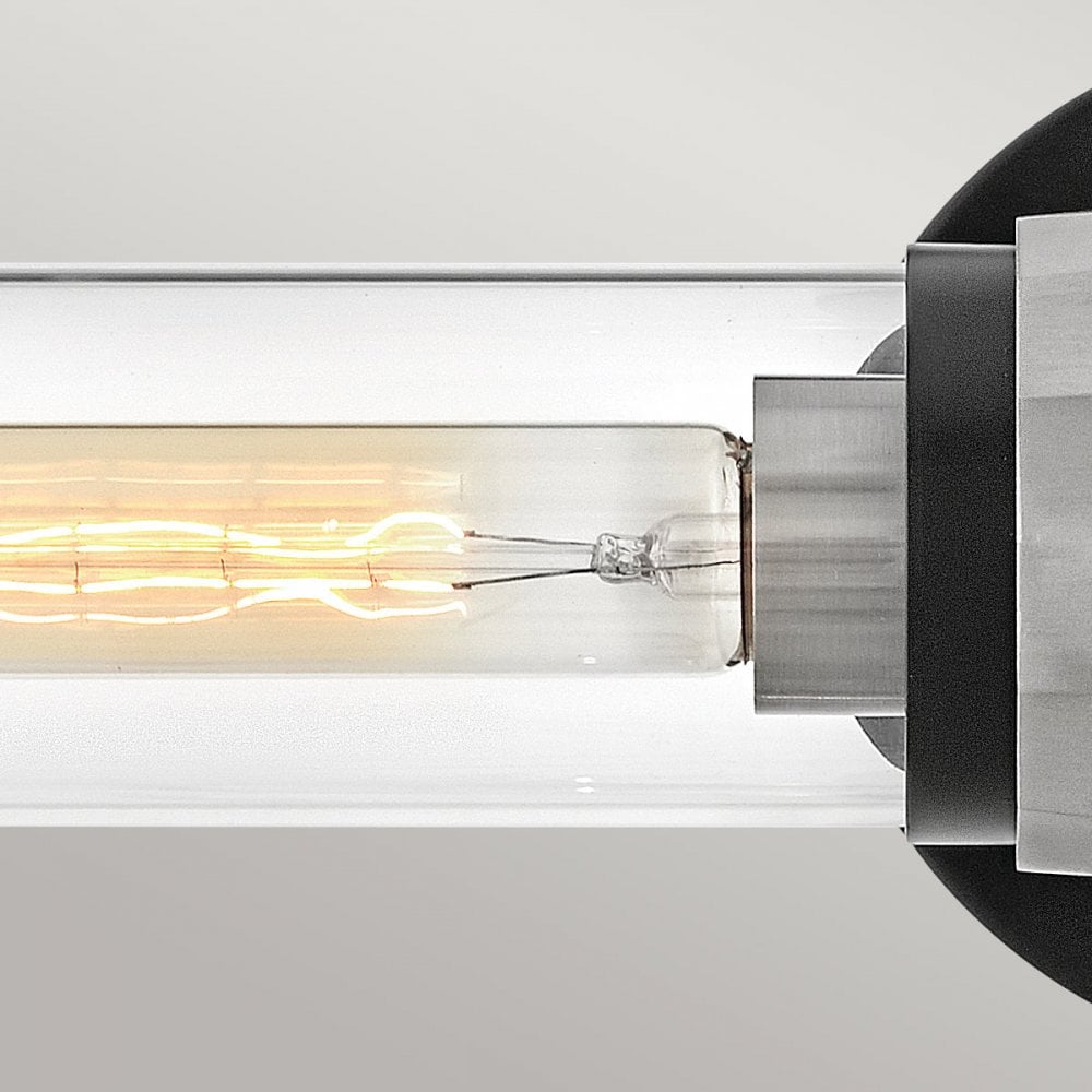 Hinkley Lighting HK-ELLISON2-BK-BN Ellison 2 Light Bathroom Wall Light Black with Brushed Nickel
