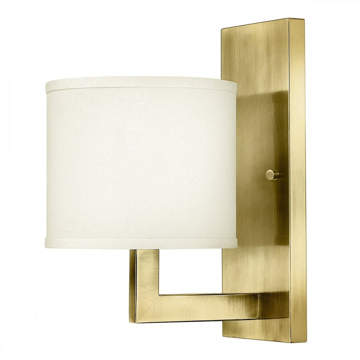 Hinkley Lighting HK-HAMPTON1-BB Hampton 1 Light Wall Light Brushed Brass
