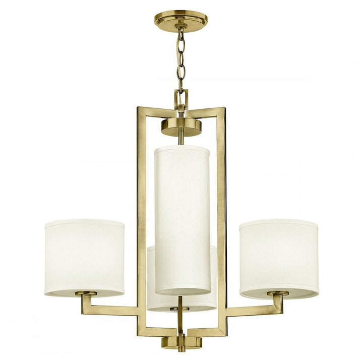 Hinkley Lighting HK-HAMPTON4-BB Hampton 4 Light Chandelier Brushed Brass