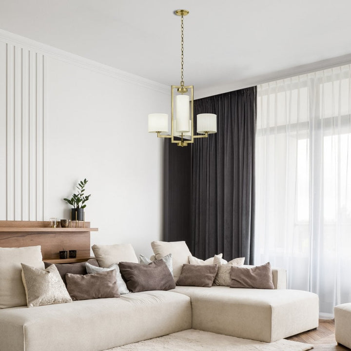 Hinkley Lighting HK-HAMPTON4-BB Hampton 4 Light Chandelier Brushed Brass