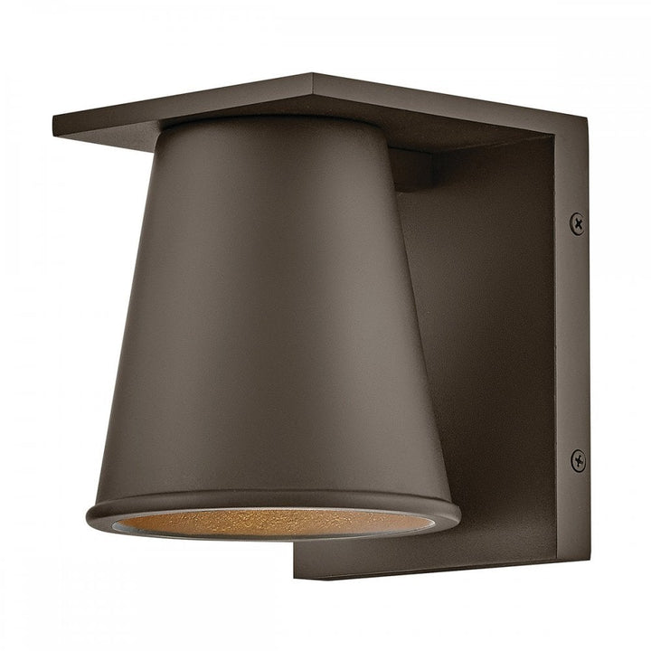 Hinkley Lighting HK-HANS-S-ABZ Hans 1 Light Outdoor LED Wall Lantern Architectural Bronze