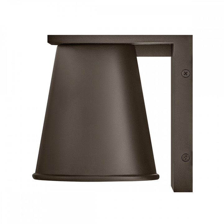 Hinkley Lighting HK-HANS-S-ABZ Hans 1 Light Outdoor LED Wall Lantern Architectural Bronze