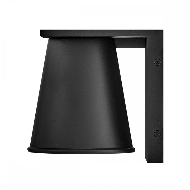 Hinkley Lighting HK-HANS-S-BLK Hans 1 Light Outdoor LED Wall Lantern Textured Black