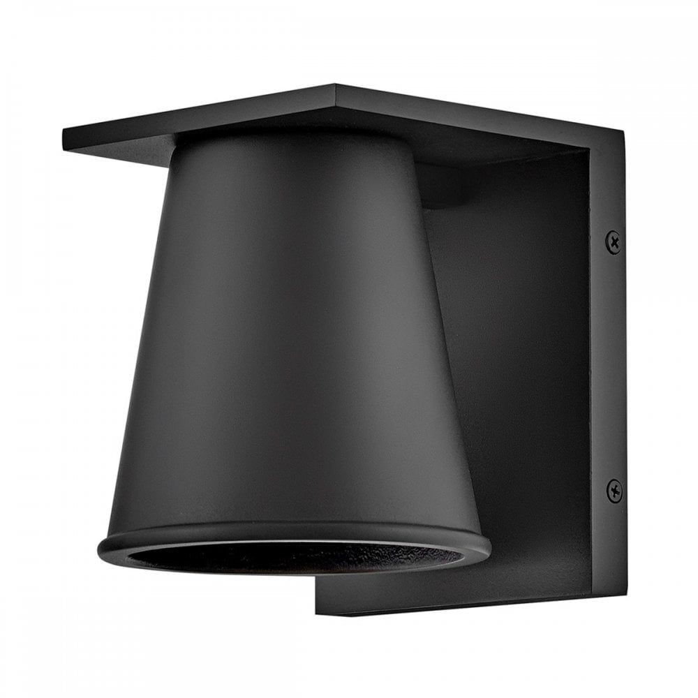 Hinkley Lighting HK-HANS-S-BLK Hans 1 Light Outdoor LED Wall Lantern Textured Black