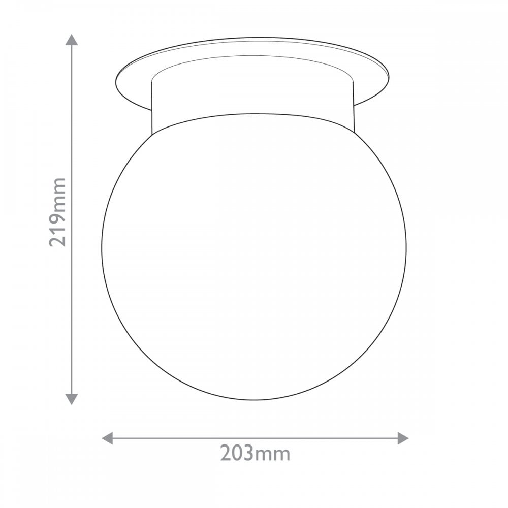 Kichler KL-ALBERS-F-G-BK Albers 1 Light Flush Black