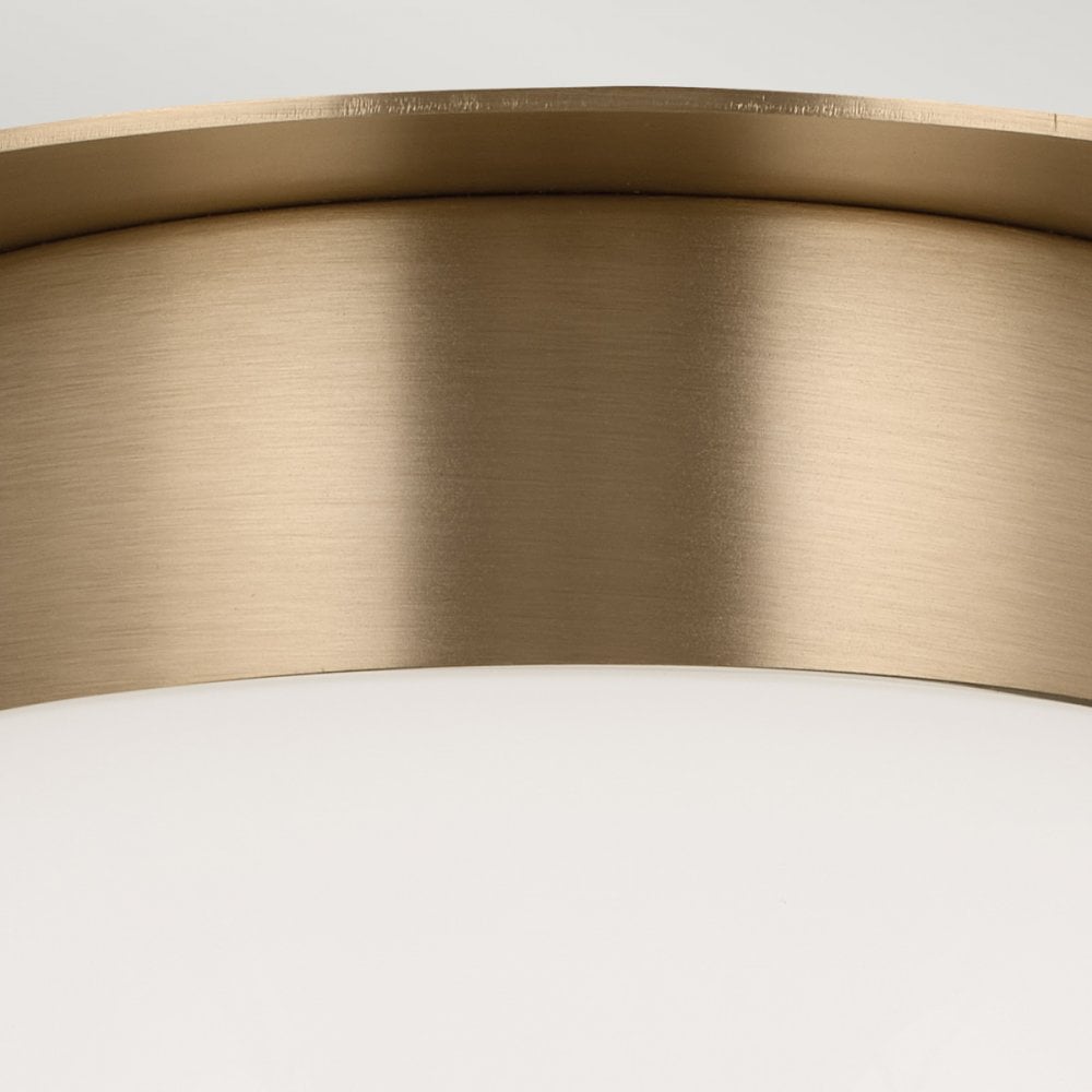 Kichler KL-ALBERS-F-G-CPZ Albers 1 Light Flush Champagne Bronze