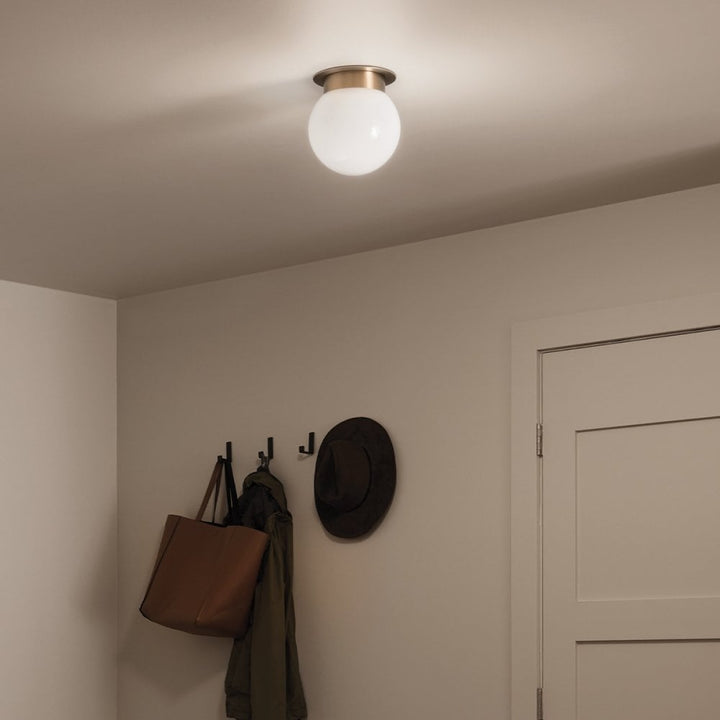 Kichler KL-ALBERS-F-G-CPZ Albers 1 Light Flush Champagne Bronze