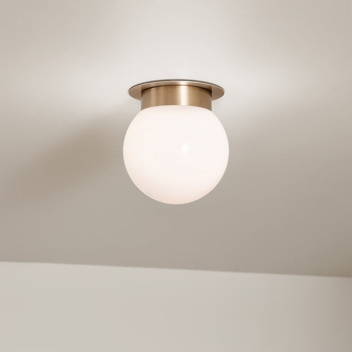 Kichler KL-ALBERS-F-G-CPZ Albers 1 Light Flush Champagne Bronze