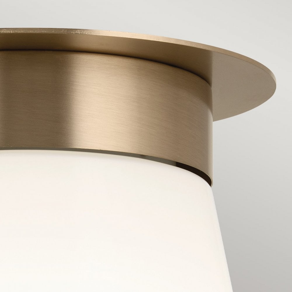 Kichler KL-ALBERS-F-T-CPZ Albers 1 Light Flush Champagne Bronze
