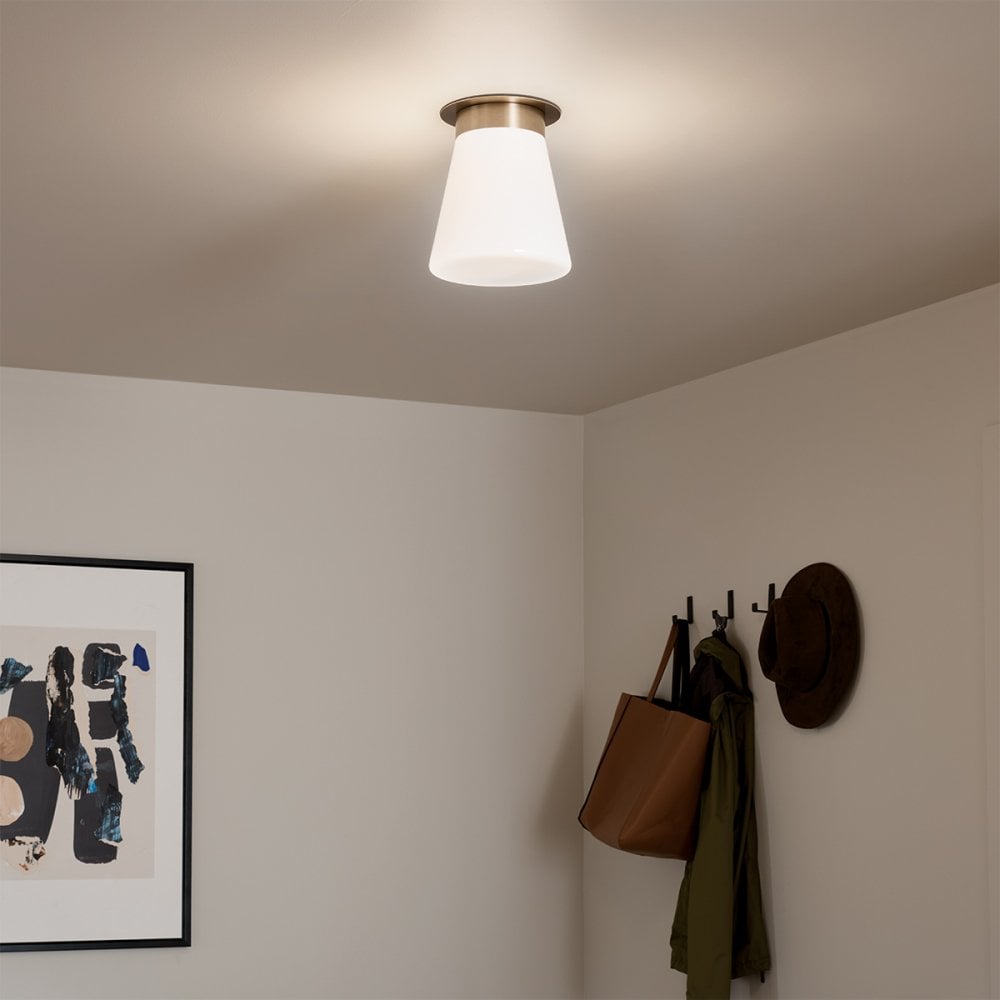 Kichler KL-ALBERS-F-T-CPZ Albers 1 Light Flush Champagne Bronze