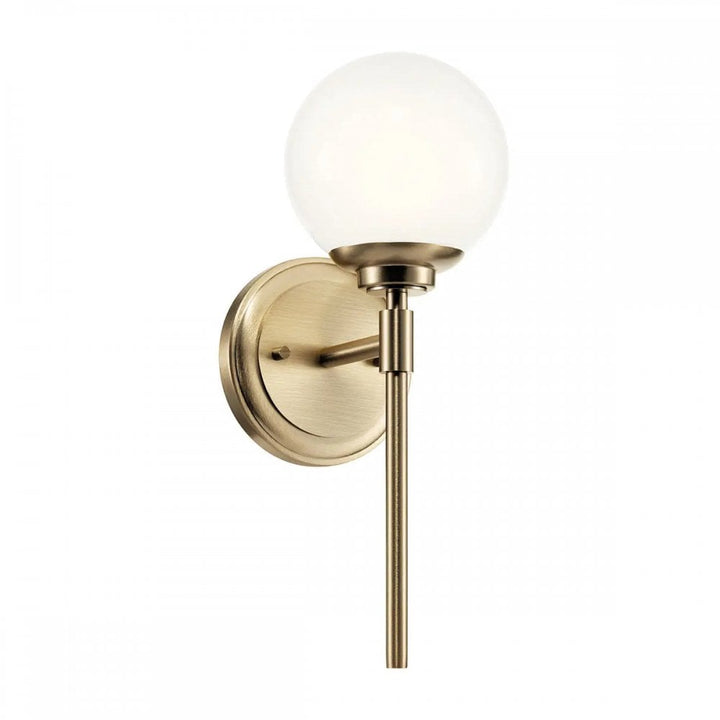 Kichler KL-BENNO1-CPZ Benno 1 Light Bathroom Wall Light Champagne Bronze