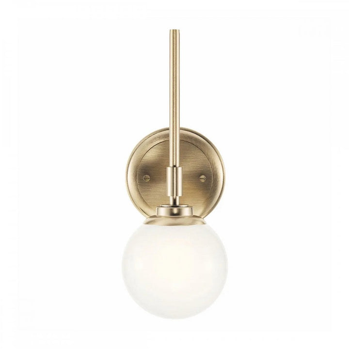 Kichler KL-BENNO1-CPZ Benno 1 Light Bathroom Wall Light Champagne Bronze