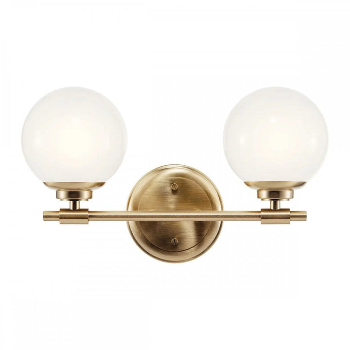 Kichler KL-BENNO2-CPZ Benno 2 Light Bathroom Wall Light Champagne Bronze