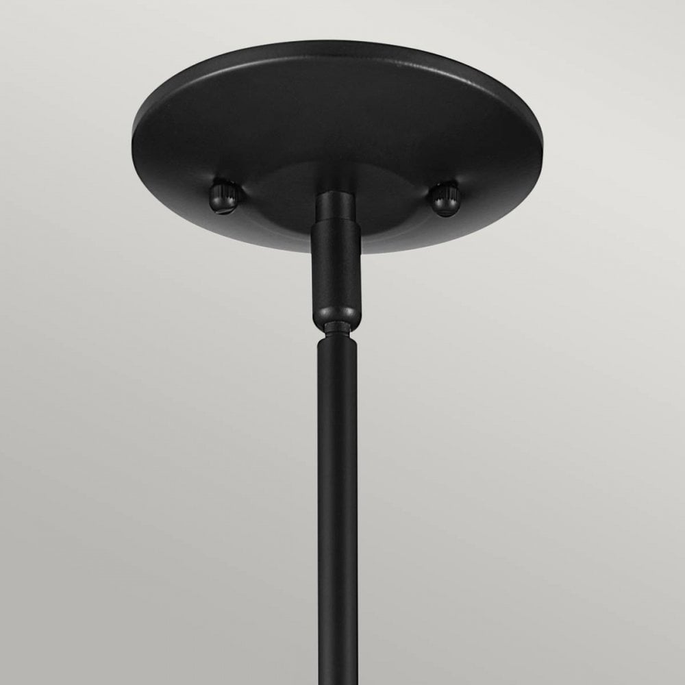 Kichler KL-DEELA-P-BK Deela 1 Light Pendant Black