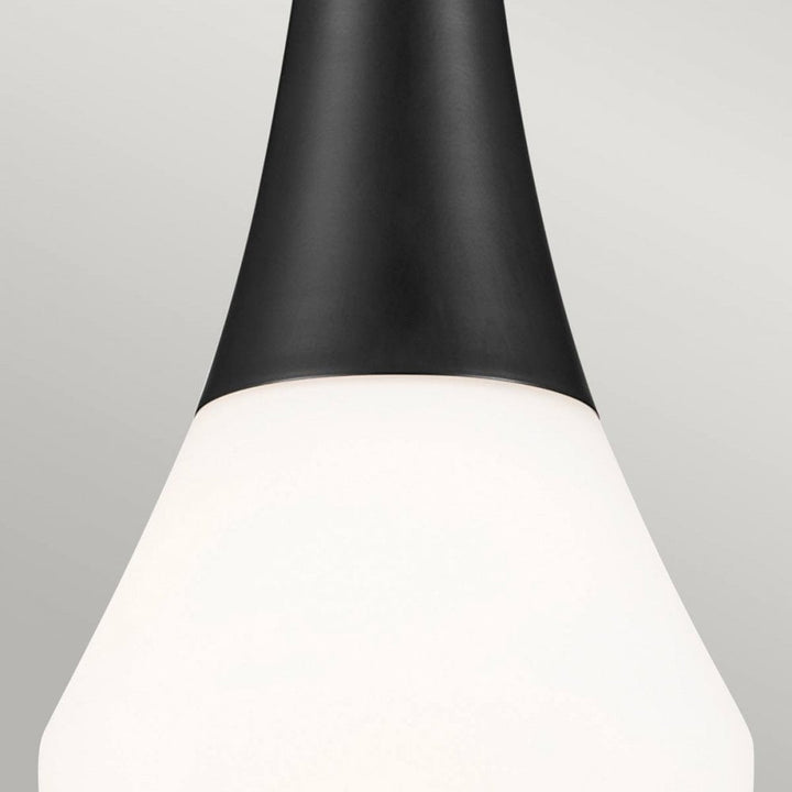 Kichler KL-DEELA-P-BK Deela 1 Light Pendant Black
