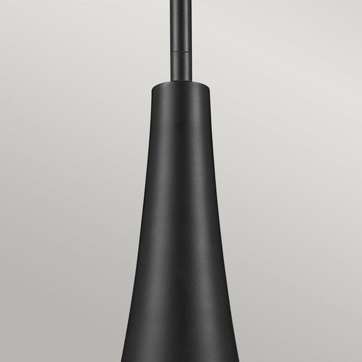 Kichler KL-DEELA-P-BK Deela 1 Light Pendant Black