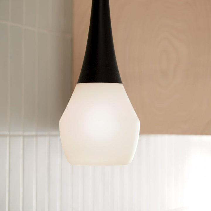 Kichler KL-DEELA-P-BK Deela 1 Light Pendant Black