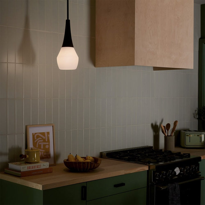 Kichler KL-DEELA-P-BK Deela 1 Light Pendant Black