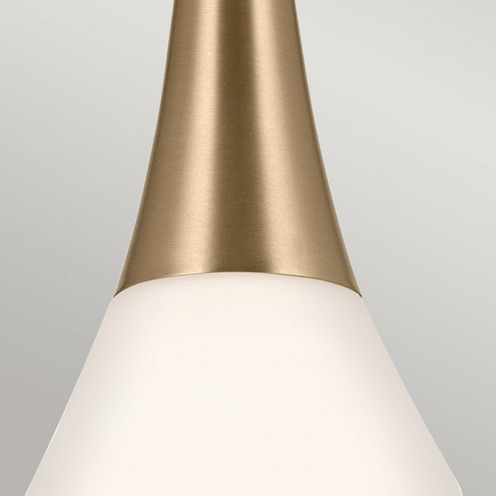 Kichler KL-DEELA-P-CPZ Deela 1 Light Pendant Champagne Bronze