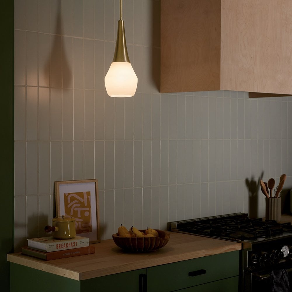 Kichler KL-DEELA-P-CPZ Deela 1 Light Pendant Champagne Bronze