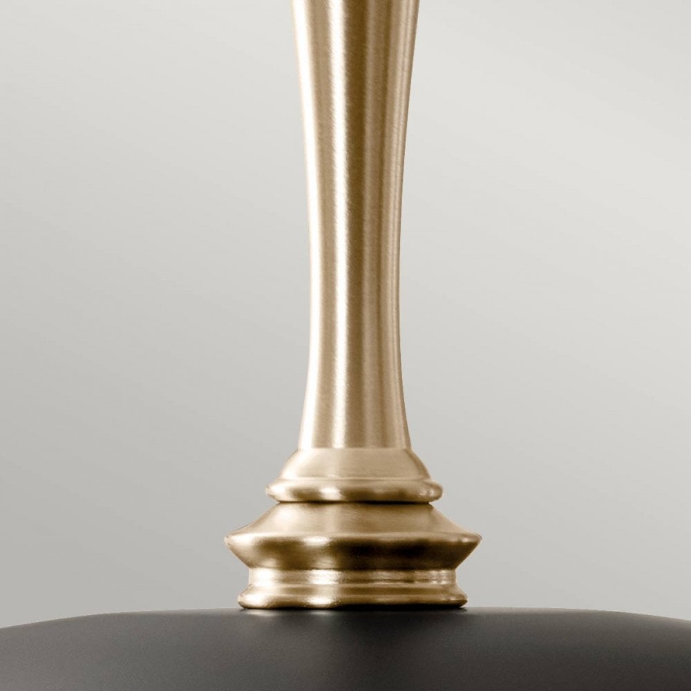 Kichler KL-DELAROSA-P-BK Delarosa 1 Light Pendant Black & Champagne Bronze