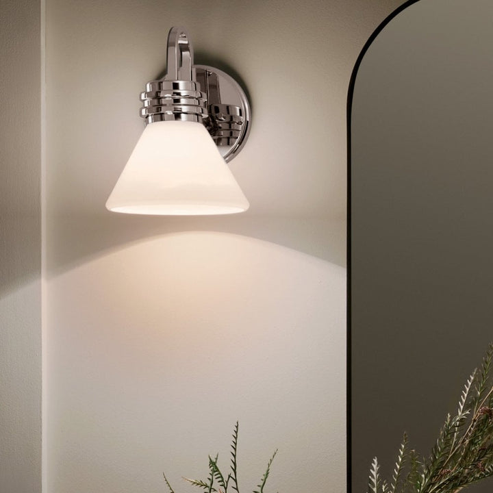 Kichler KL-FARUM1-CH Farum 1 Light Bathroom Wall Light Polished Chrome