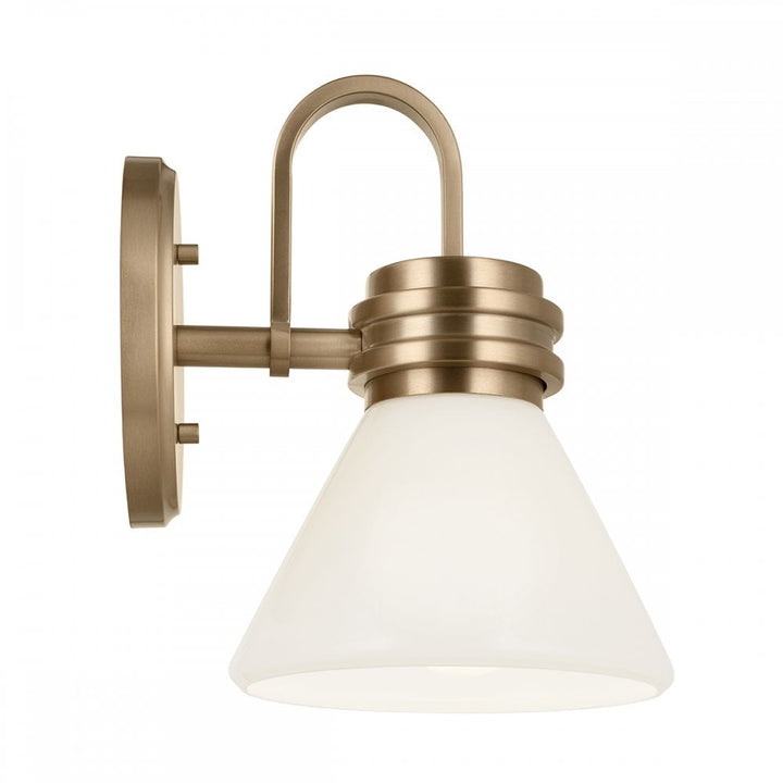 Kichler KL-FARUM1-CPZ Farum 1 Light Bathroom Wall Light Champagne Bronze