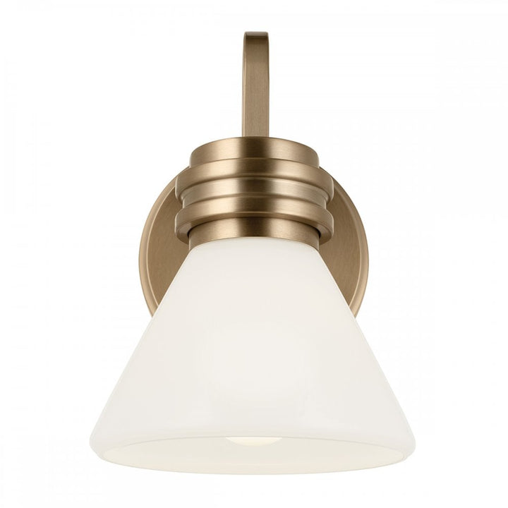 Kichler KL-FARUM1-CPZ Farum 1 Light Bathroom Wall Light Champagne Bronze