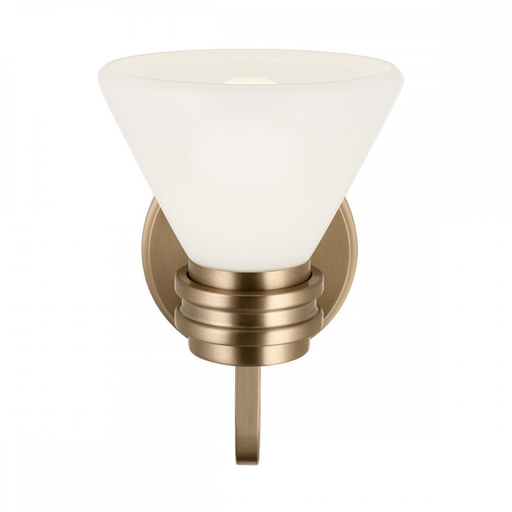 Kichler KL-FARUM1-CPZ Farum 1 Light Bathroom Wall Light Champagne Bronze