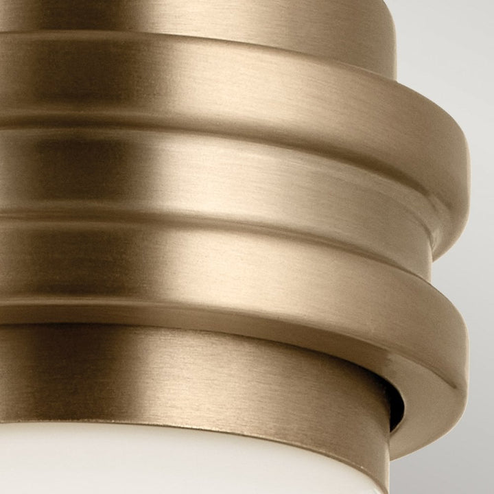Kichler KL-FARUM1-CPZ Farum 1 Light Bathroom Wall Light Champagne Bronze