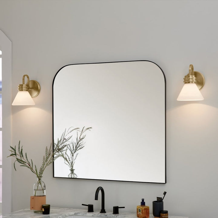 Kichler KL-FARUM1-CPZ Farum 1 Light Bathroom Wall Light Champagne Bronze