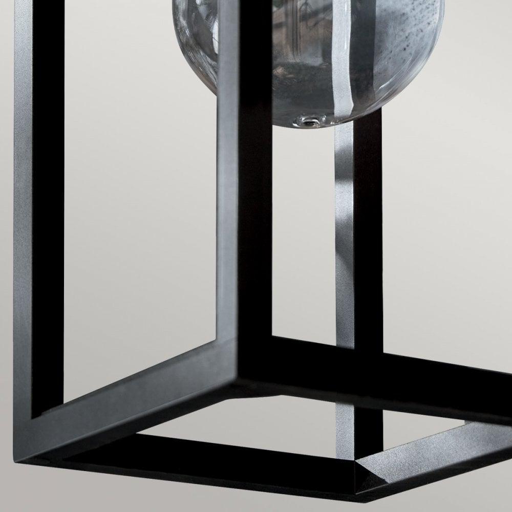 Kichler KL-HONE-M-BKT Hone 1 Light Medium Outdoor Wall Lantern Textured Black