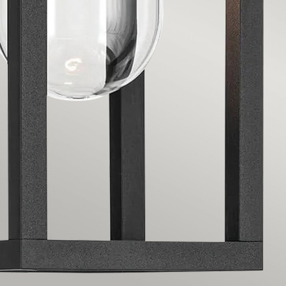 Kichler KL-HONE-S-BKT Hone 1 Light Small Outdoor Wall Lantern Textured Black