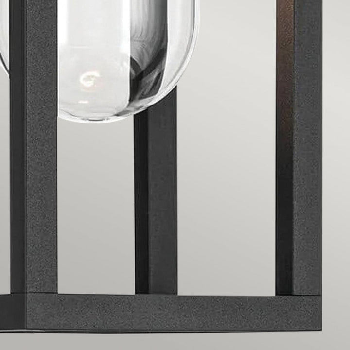 Kichler KL-HONE-S-BKT Hone 1 Light Small Outdoor Wall Lantern Textured Black