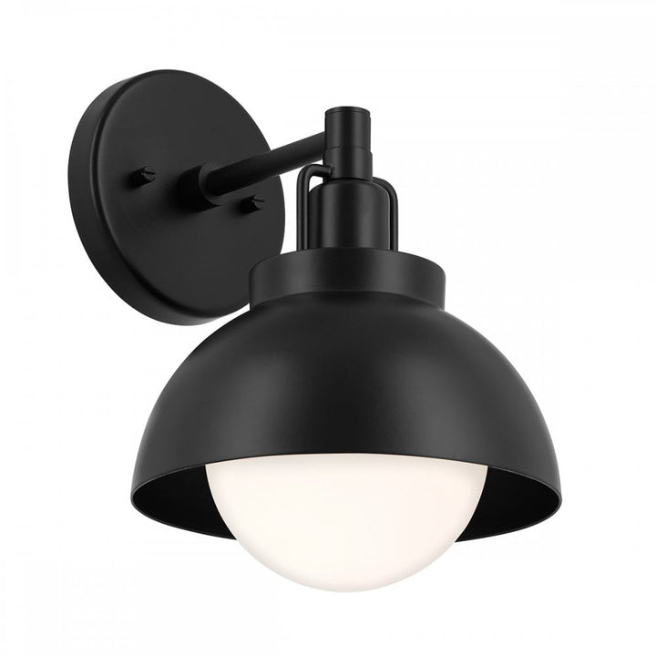 Kichler KL-NIVA-1W-1P-BK Niva 1 Light Pendant, Semi-flush or Wall. Black